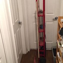 5ft Heavy-Duty Hand Truck 1000LBS Trolley Cart w/ Retractable Straps