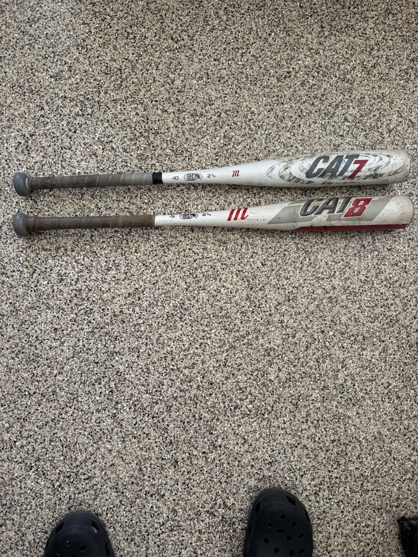 Mariucci Cat 7 and 8 Baseball Bats
