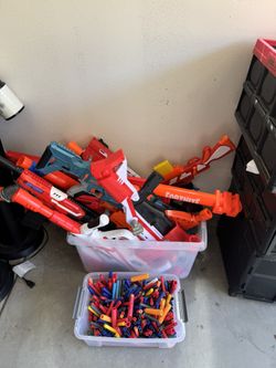 Nerf Guns And Darts