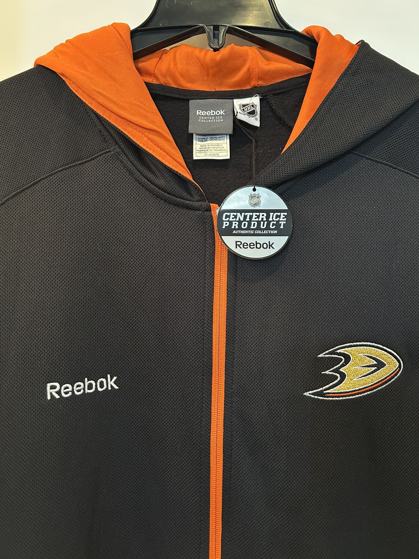 Vintage Y2K Reebok Ducks Hockey Jacket Men’s Size XXL 2XL Brand New With Tags