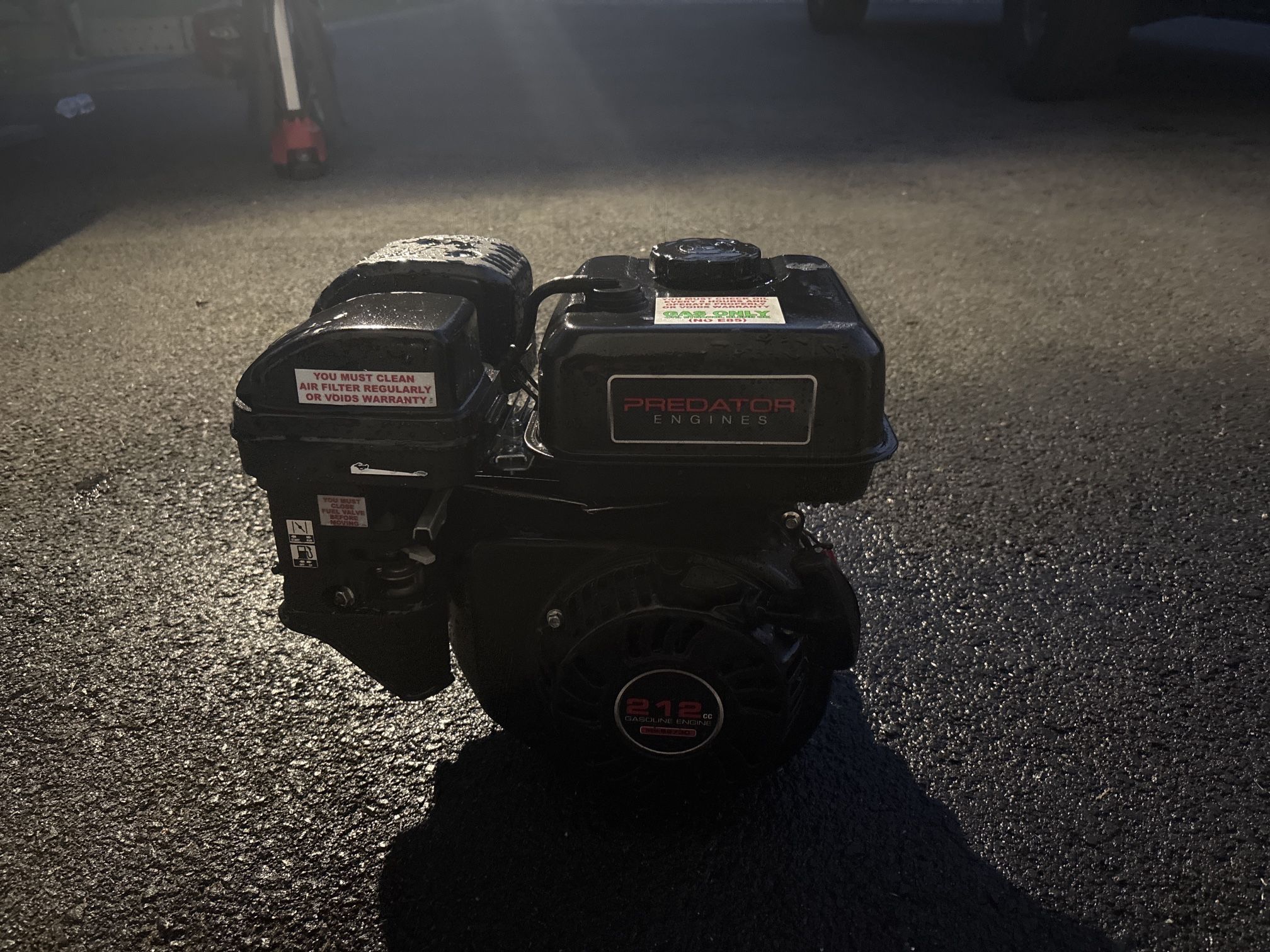 Model: Predator 212cc (6.5 HP) Engine