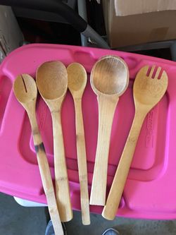 Set de utensilios de madera