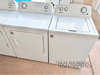 Amana Washer and Gas or Electric Dryer 90 Day Warranty Some Delivery