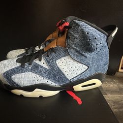 Air Jordan 6 Washed Denim👖 Size 9 Deadstock
