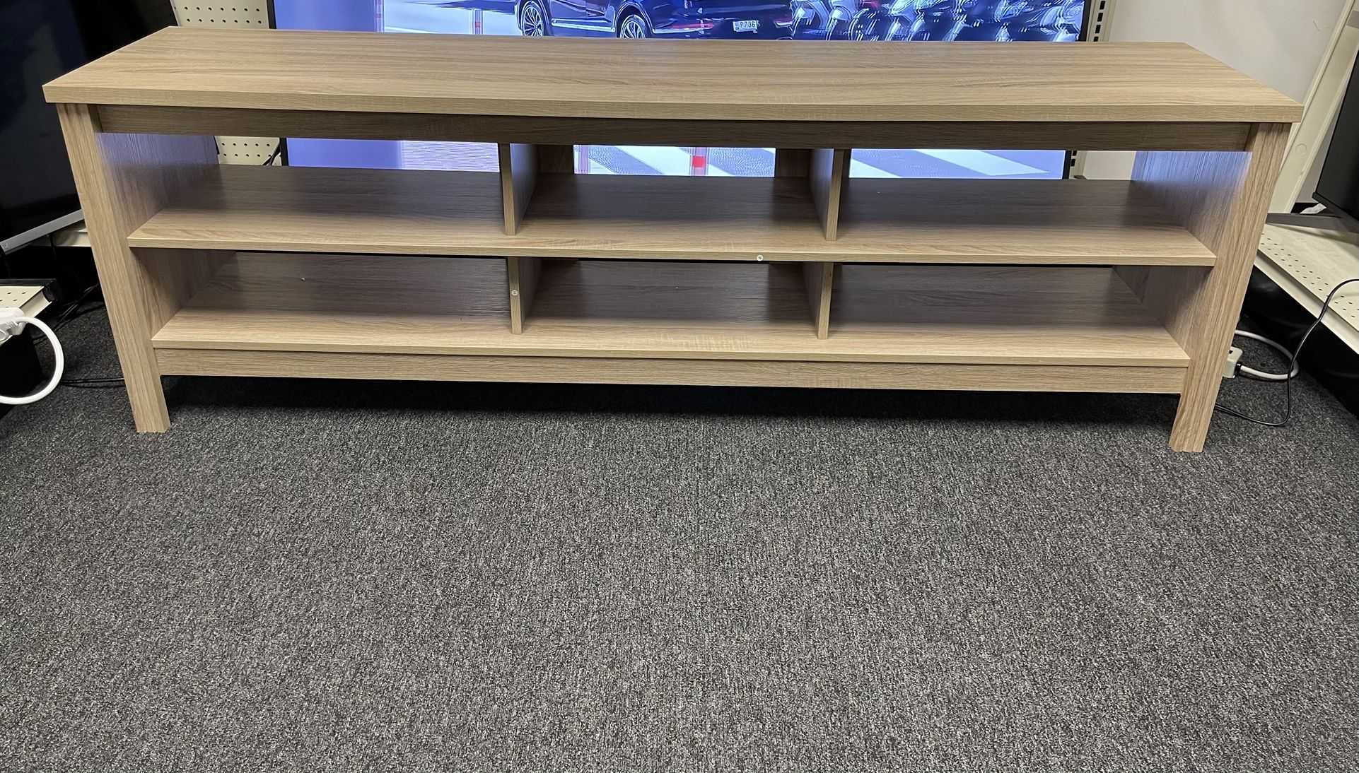 TV STAND FOR 32” To 75” Natural Color 