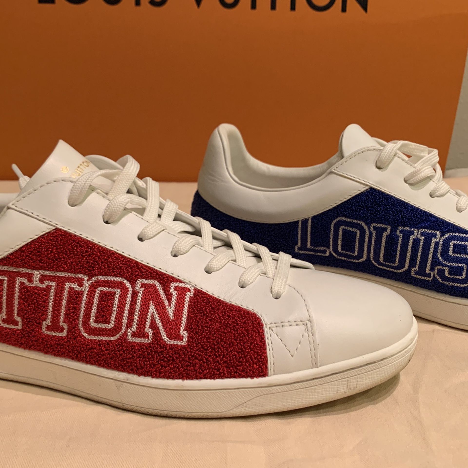 Original louis vuitton tennis shoes for men size 8.5 for Sale in Lincoln  Acres, CA - OfferUp