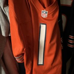 Signed Justin Fields Bears Jersey 