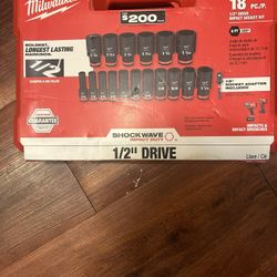 Milwaukee Socket Kit 