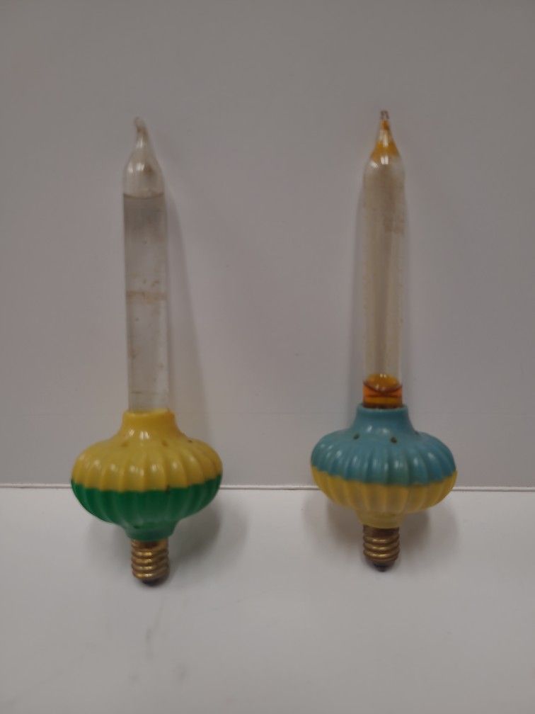 Antique Bubbler Christmas Light Pair