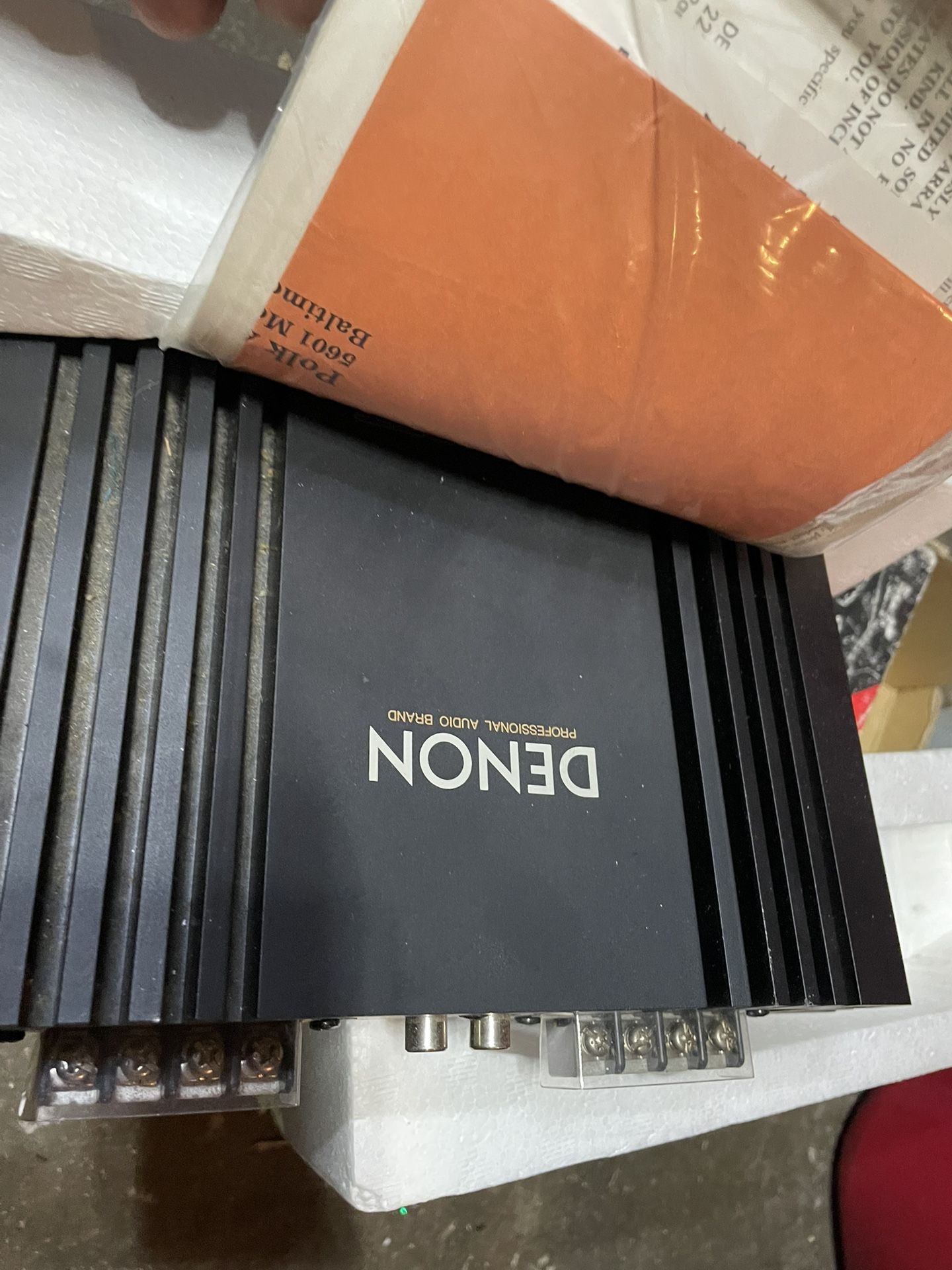 Car Amplifier New Open Box