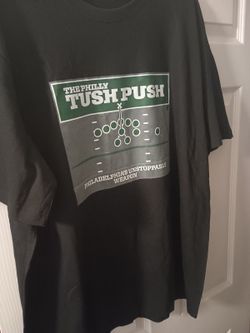 Men's XXL 2XL Philadelphia Eagles Tush Push T-SHIRT New