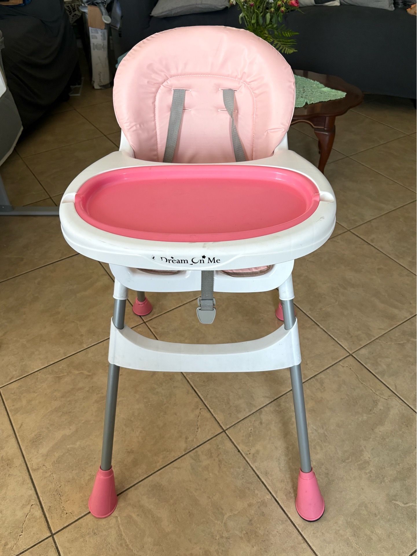 Pink Baby high chair