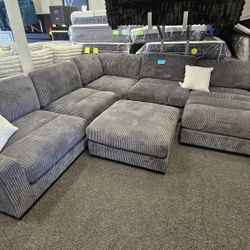 6 Pcs Sectional Corduroy Fabric 127 X 127 $1299 