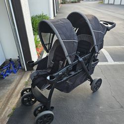 Cortina Together Double Stroller - Minerale

