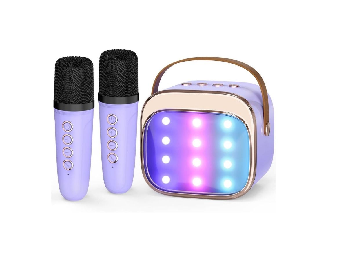 new Mini Karaoke Machine for Kids Adults, Portable Bluetooth Speaker ...