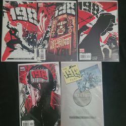 X-Men The 198 Lot #1-3, 5 + 198 Files Marvel Comics