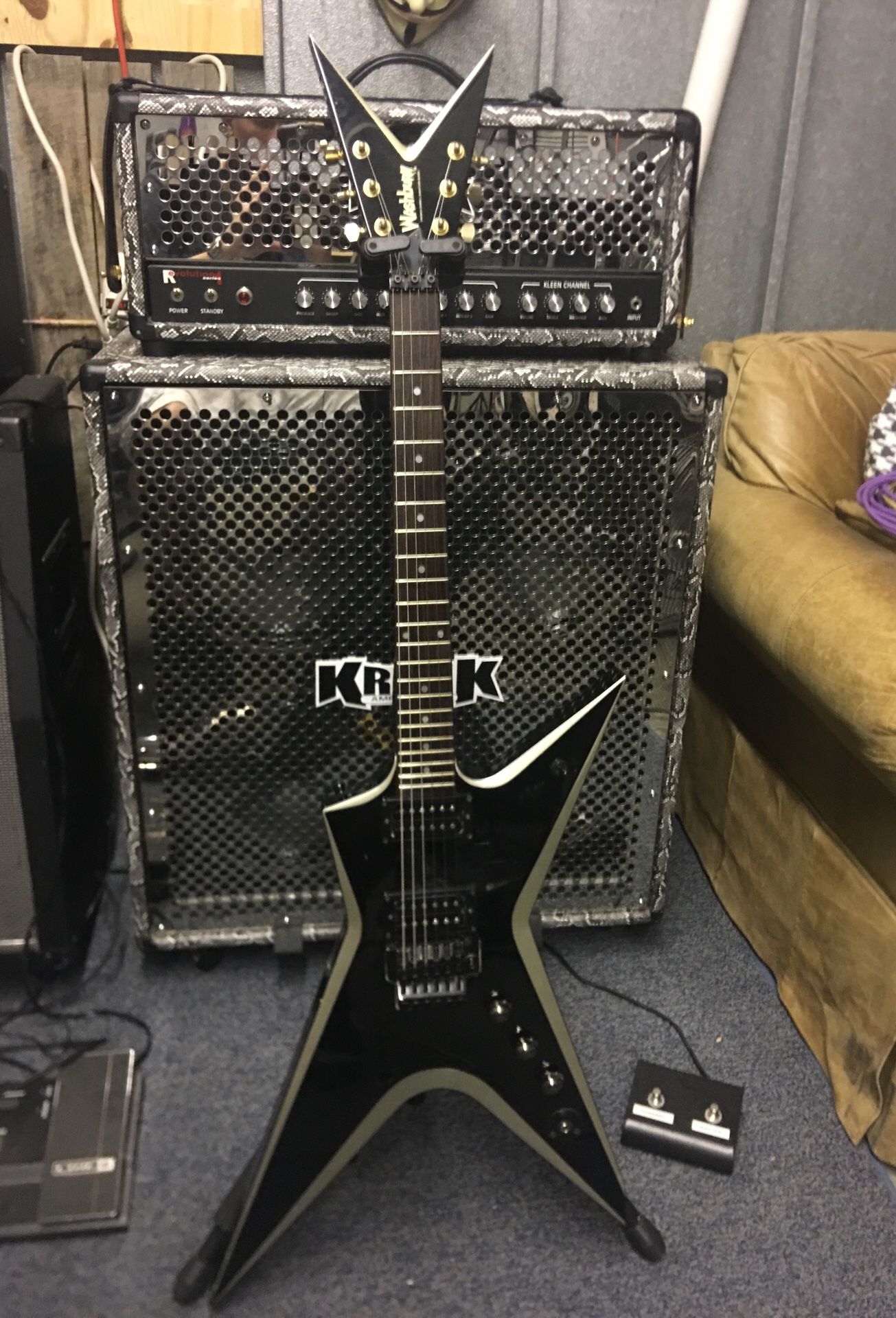 Washburn Dime 2ST Stealth Signature Model Electric Guitar