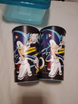 Sonic cups set of 2