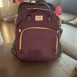 Diaper Bag With Changing Station