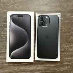 iPhone 15 Pro Max - Carrier Unlocked - 256gb - black