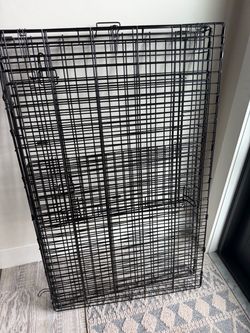 Like new dog crate 30” high x 48” long