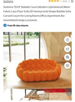 Orange Bubble Sofa