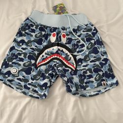 Blue Bape Shorts Medium