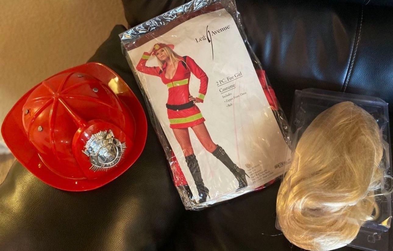 Costume Fire Girl Size S