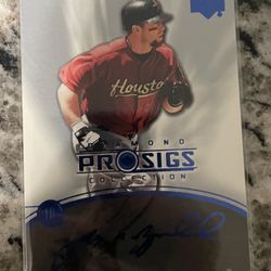 Jeff Bag well Diamond Collection Pro Sigs 2004 Upper Deck #11