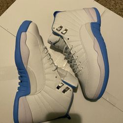 White & Blue Jordan 12