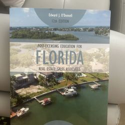 FL Realtor Post License Book 12th Edition 
