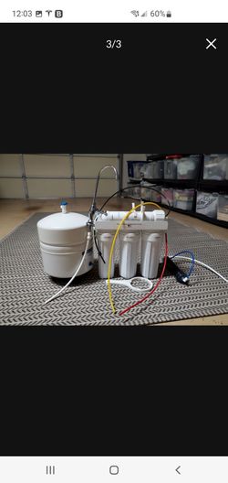 Water filter system for home