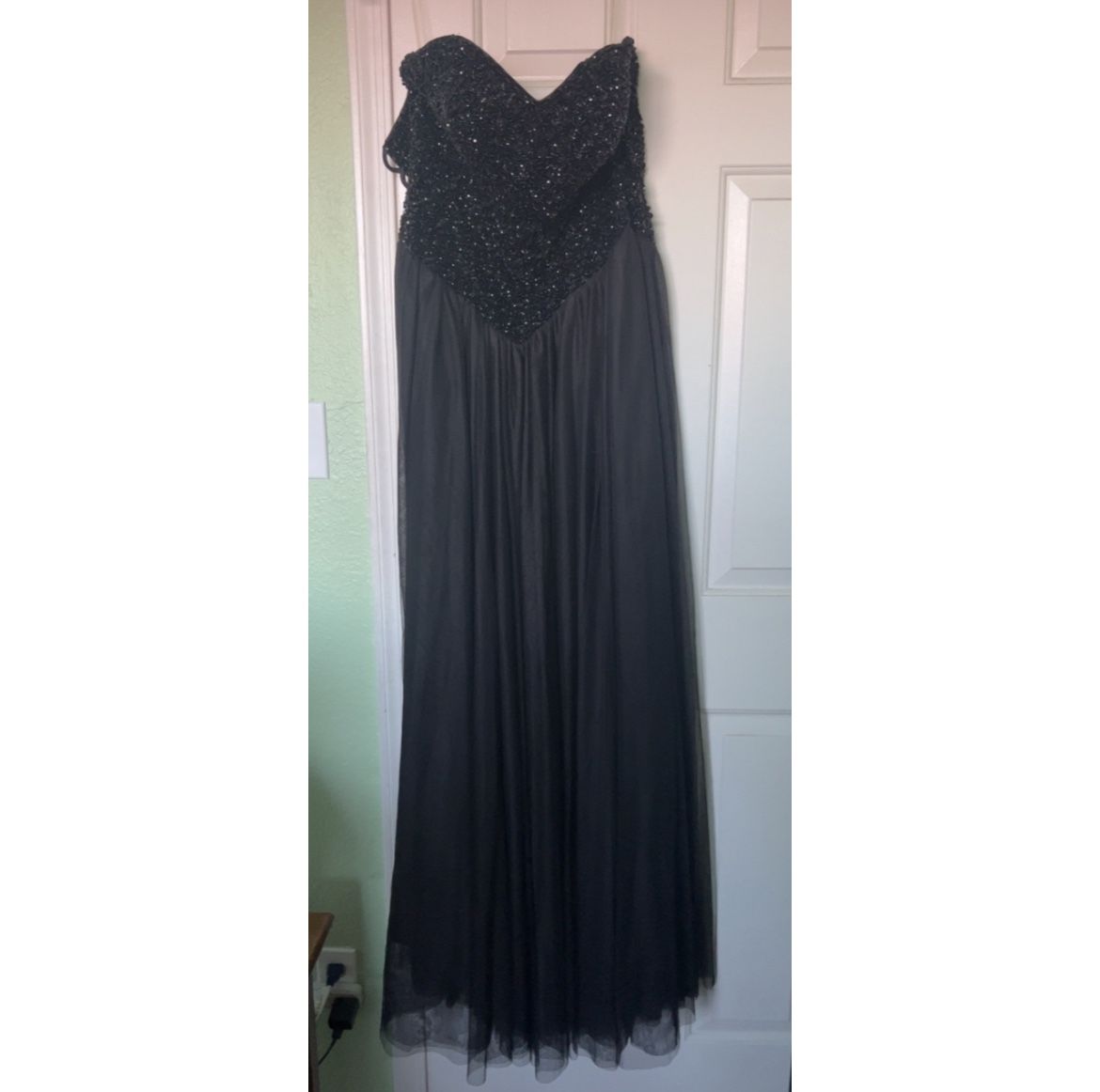 Strapless Dress With Beaded Corset