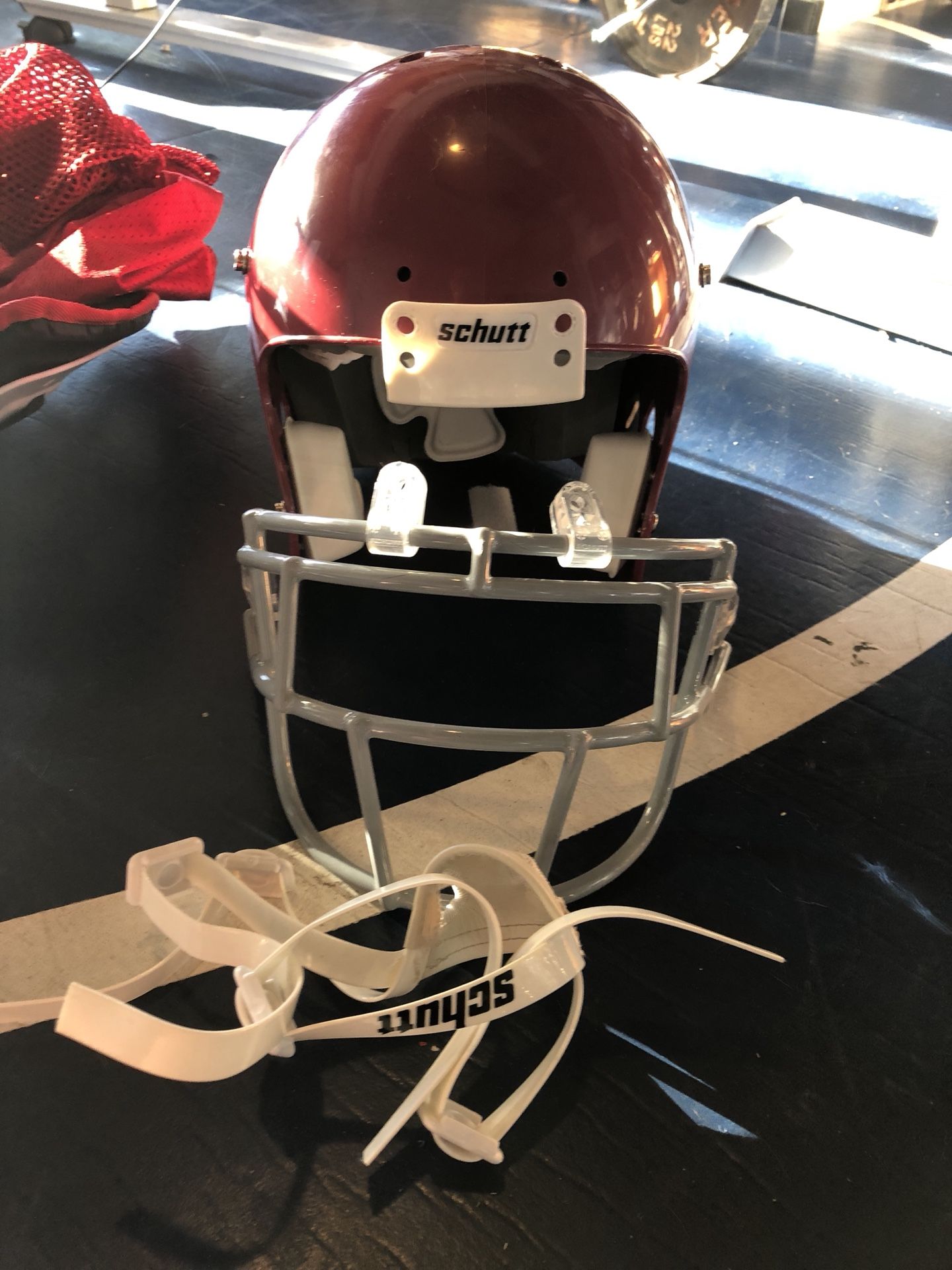 Youth football helmet and mask 10 to 12 year old