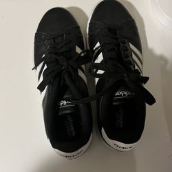 Adidas B&W Sneakers For Women, Size 8 