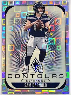 Sam Darnold Panini Contours Seahawks Football Card