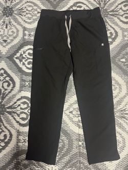 Figs Scrubs Black pants Size Large