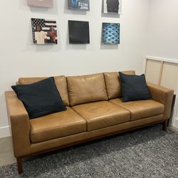 Genuine Leather Sofa - New!