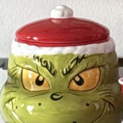 Grinch cookie Jar