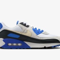NEW Nike Air Max 90 Premium Racer Blue Men's Sneakers