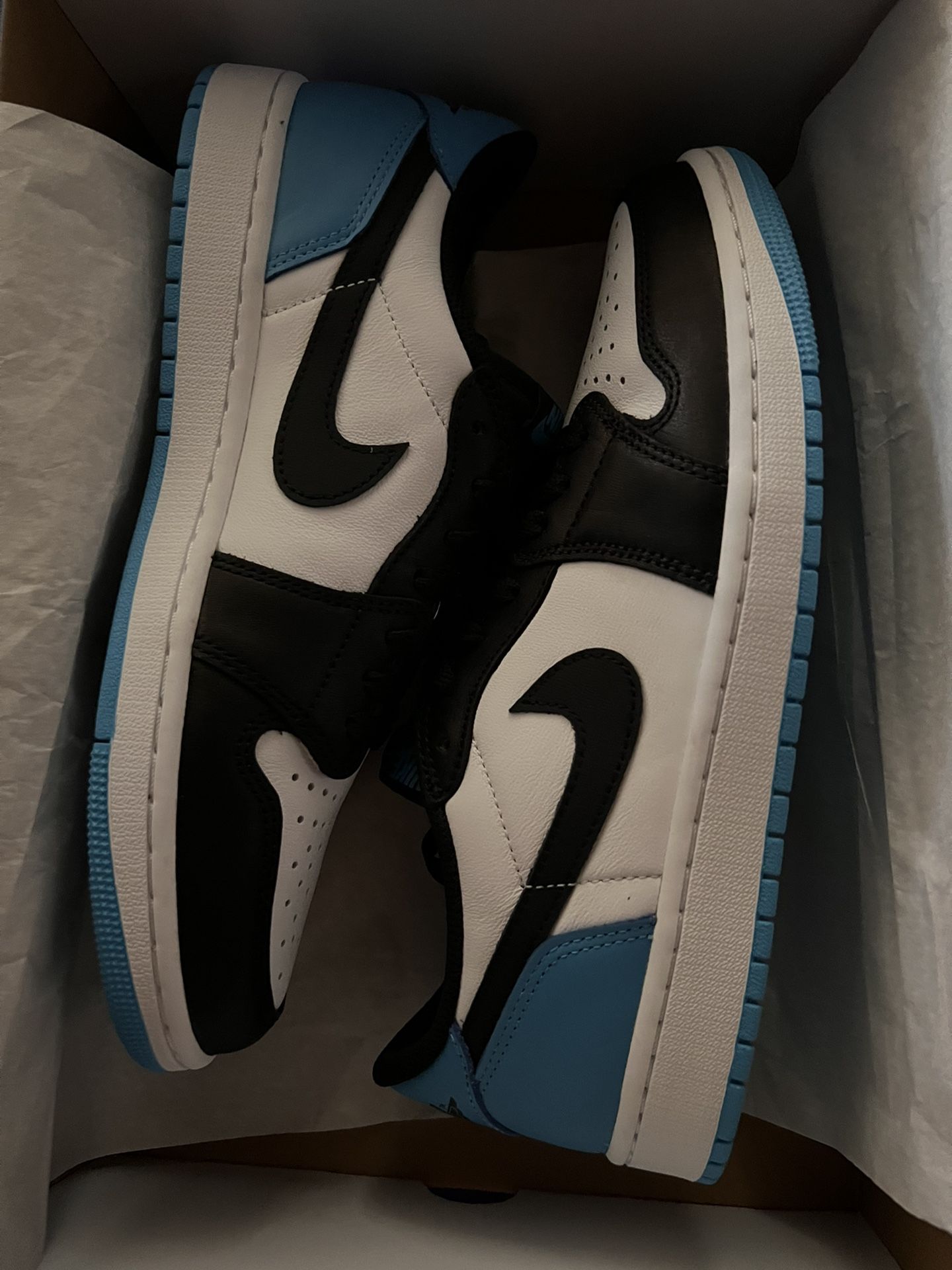 Jordan 1 Low “dark Powder Blue “