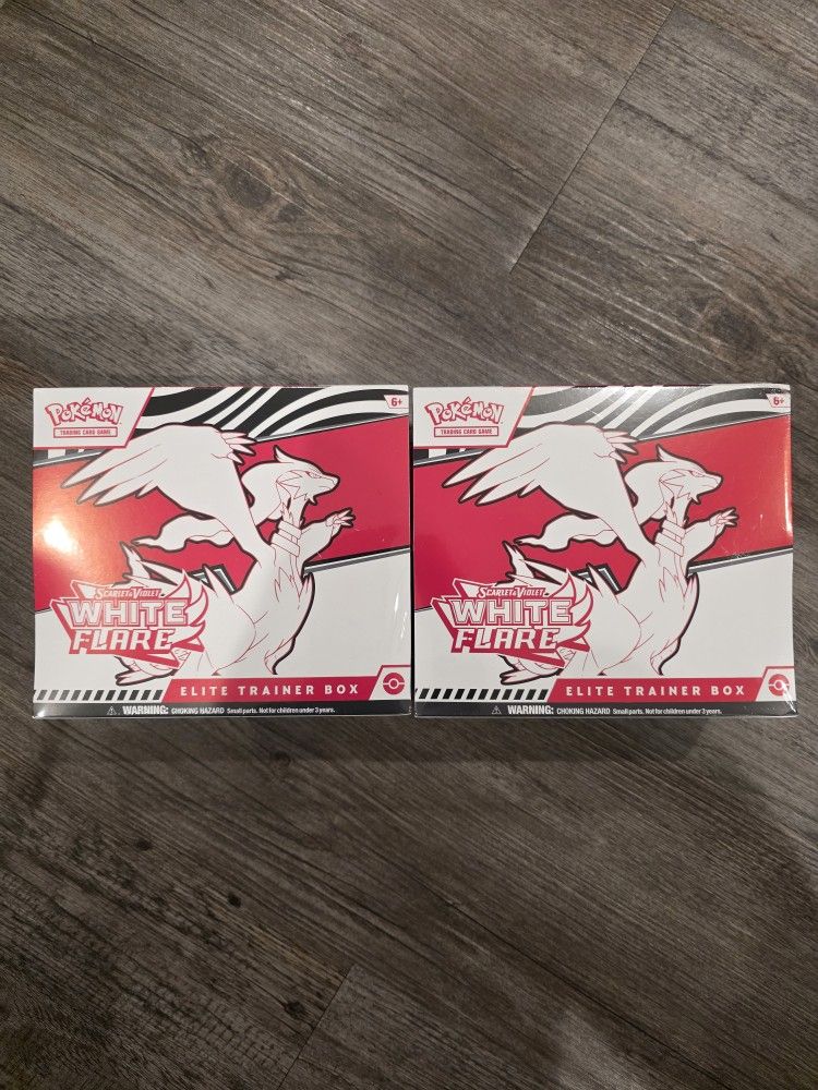 **Pokémon White Flare ETB** 100% AUTHENTIC