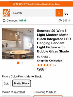 Pendant Led silver w/ bubble glass shade