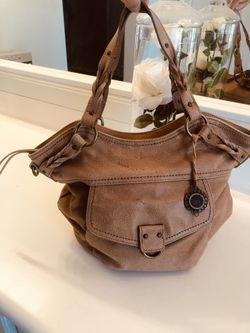 Womens The Sak Tan Leather Handbag