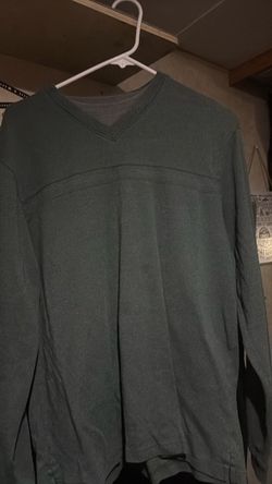 Men's Van Heusen Long Sleeve Layered V-Neck Pullover - Size L