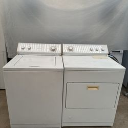 Whirlpool washer and gas dryer