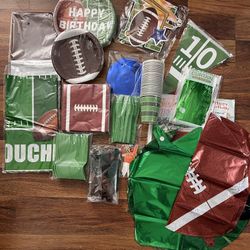 Football Super Bowl Birthday Party Decoration Supplies. 