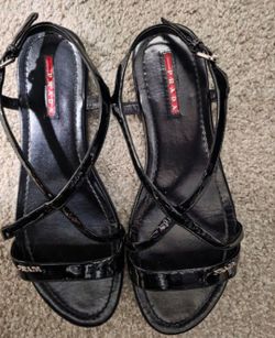 Prada Sandals Sandels Sandle Size 9 Women Authentic 