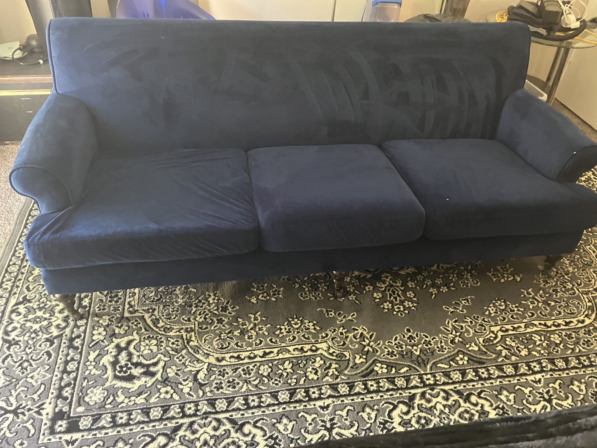 Nice Blue Couch 3 Seat