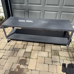 Industrial Metal Table For modern Setting